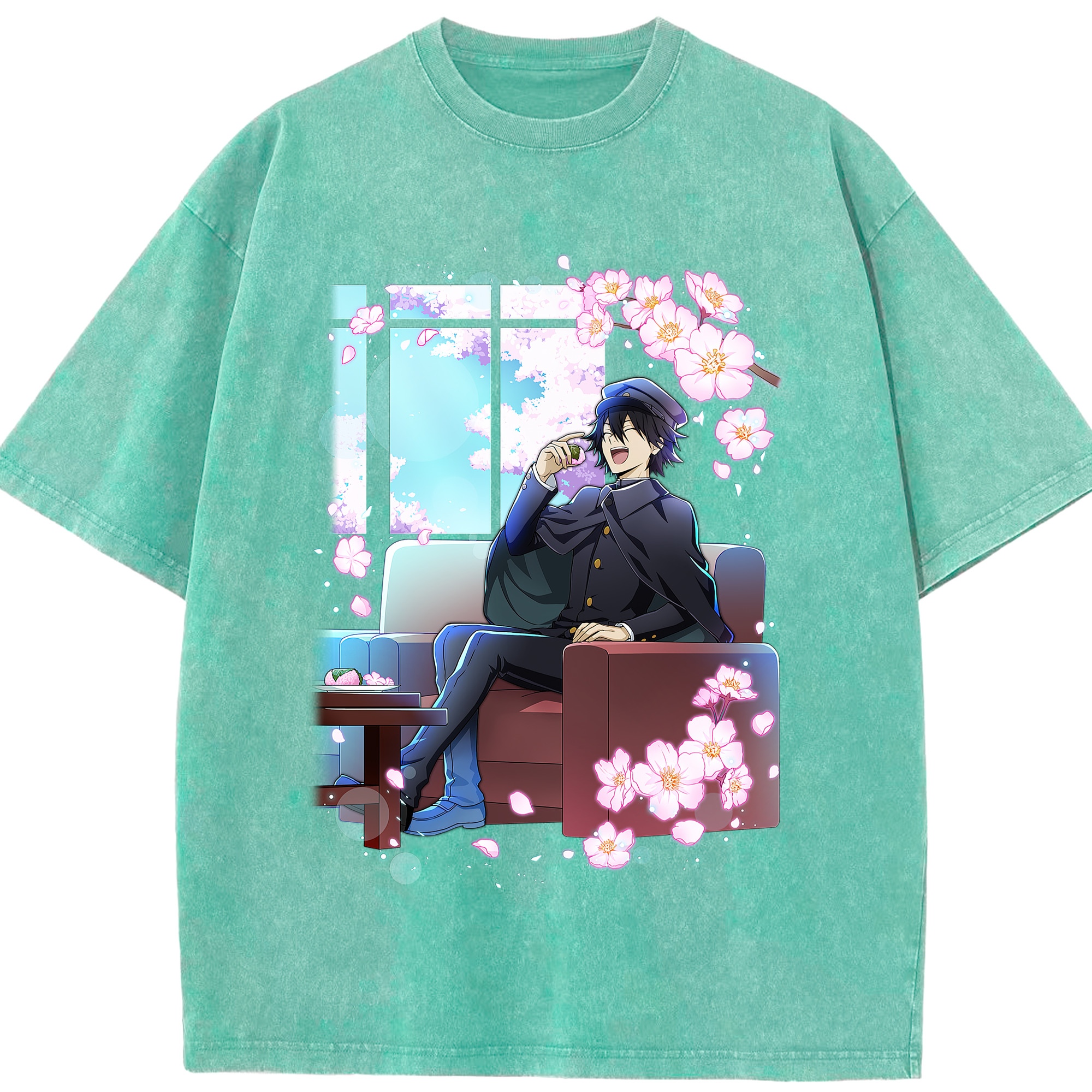 （画像用） 文豪ストレイドッグス Bungo Stray Dogs 綿100% ヴィンテージ風 半袖Tシャツ（フロントプリント）